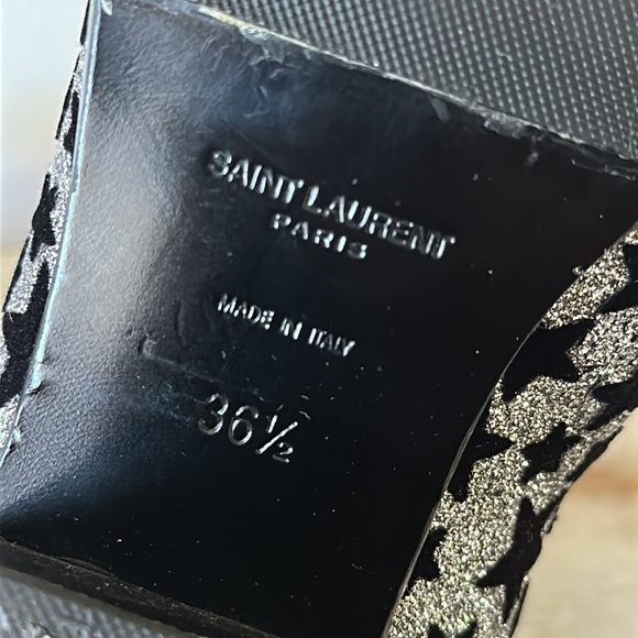 Saint Laurent glitter star boots - read whole description ‼️SALE SALE SA… - Picture 6 of 13